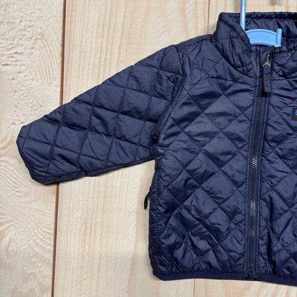 Patagonia Nano Puff Baby 3-6 Months Primaloft Insulated Jacket Quilted Navy - Picture 3 of 7